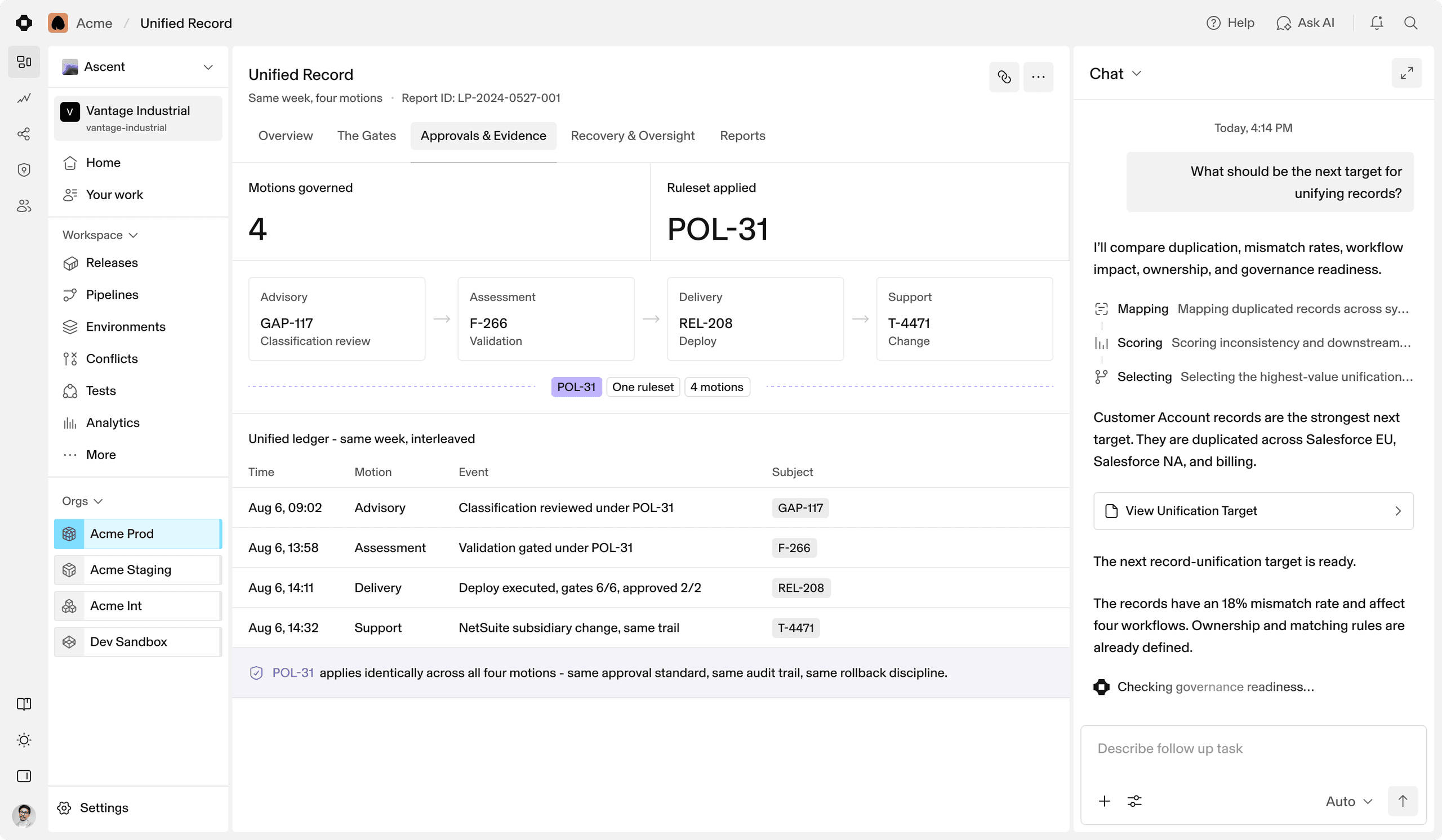 Laminar Ascent — coordinated rollback 2